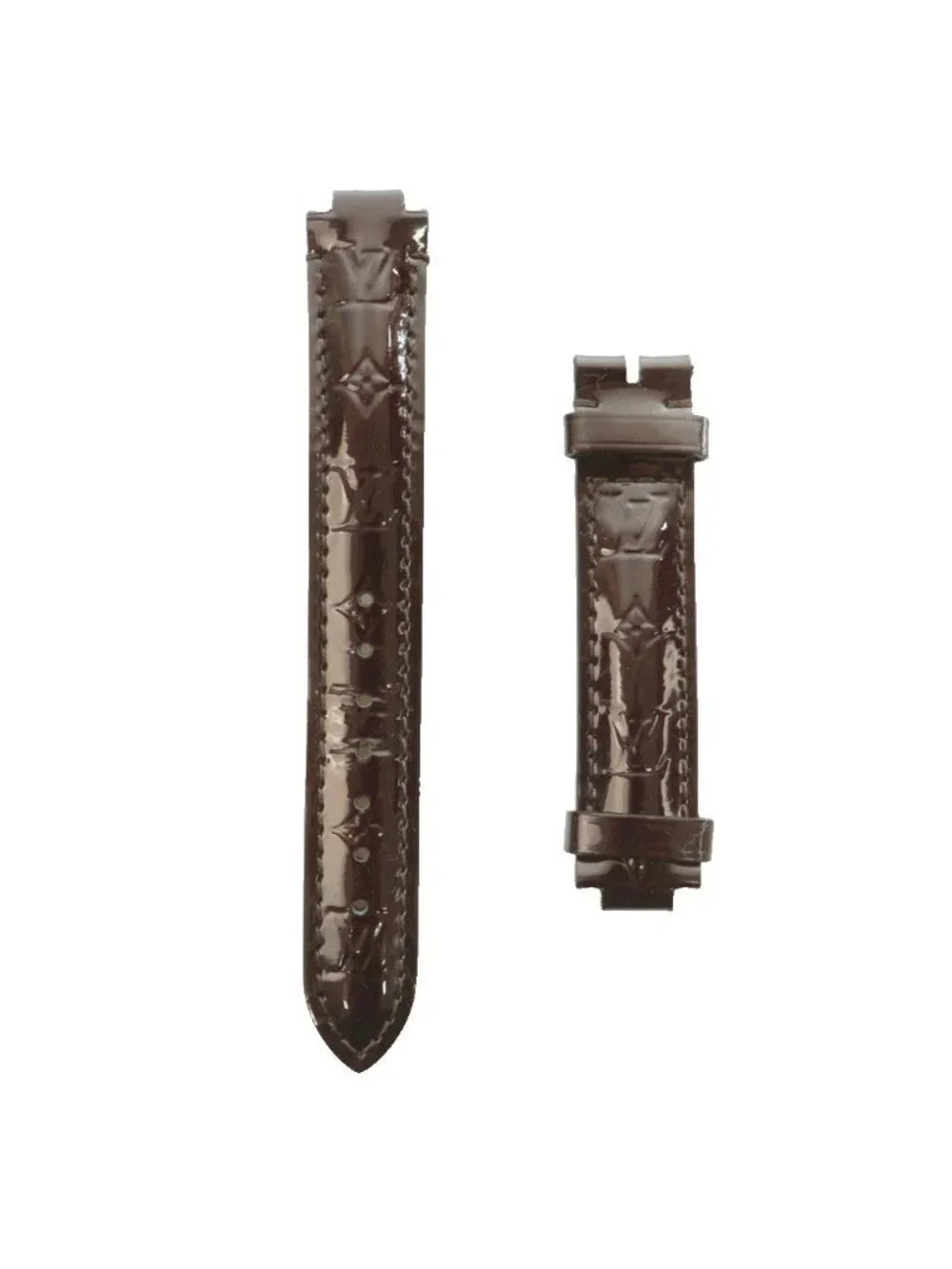 Louis Vuitton Monogram Vernis Tumble Replacement Belt Leather Brown SS